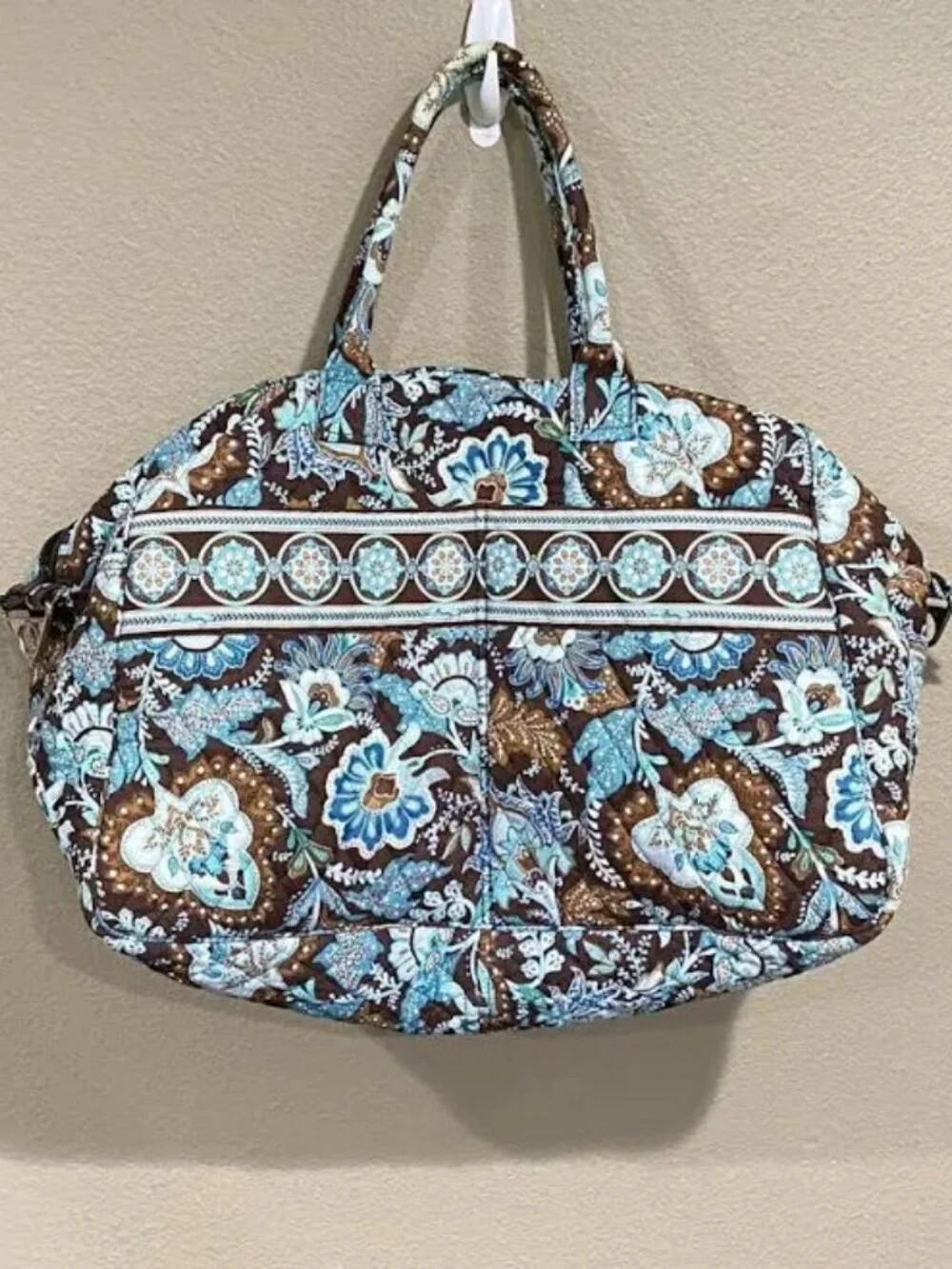 Vera Bradley Java Blue Large Duffel